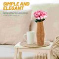 Bouquet Rattan Vase Office House Decorations for Home Fake Plastic Decorative Flower. 