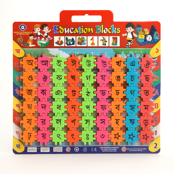 Educational Bangla Alphabet Learning Toy – Bengali Letters for Kids & Beginners