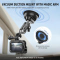 Powerful Suction Cup Car Mount for Insta360 X4 X3 X2, Dashboard Quick-release Holder for Pocket 3 12 11 10 9 8 Action 4 3.