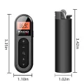 FM Portable Radio, Rechargeable Pocket Radio with Best Reception Digital Tuning, LCD Screen,Belt Clip, Stereo Sound Earphone Jac. 