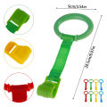 4/8Pcs Baby Hand Pull Rings Cribs Playpens Walking Training Rings Baby Stand up Assistant Rings Security Bed Hanging Pendants.