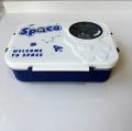 Rabbit design stainless steel lunch box for boys and girls. 