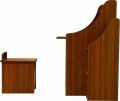Wooden Study Table with sitting stool, workstation, Student Table, Study table (Coustmized). 