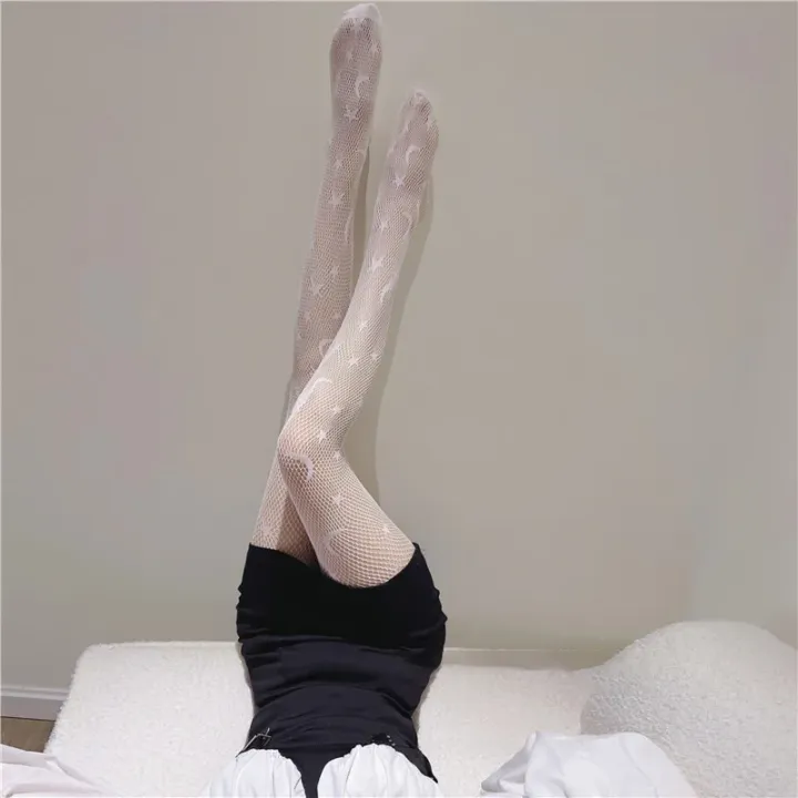Lolita%20%20Jk%20Fishnet%20Stockings%20JK%20Girls%20Tights%20Black%20Star%20Moon%20Pattern%20Pantyhose%20Ladies%20Stocking%20Big%20Elastic%20Girls%20WomenTights%20-%20Image%206