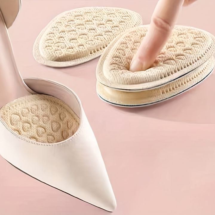 8 pcs Soft Forefoot Pads For High-heeled Shoes, Non-slip Half Insoles, Comfortable Forefoot Cushions For Foot Care freshfeet