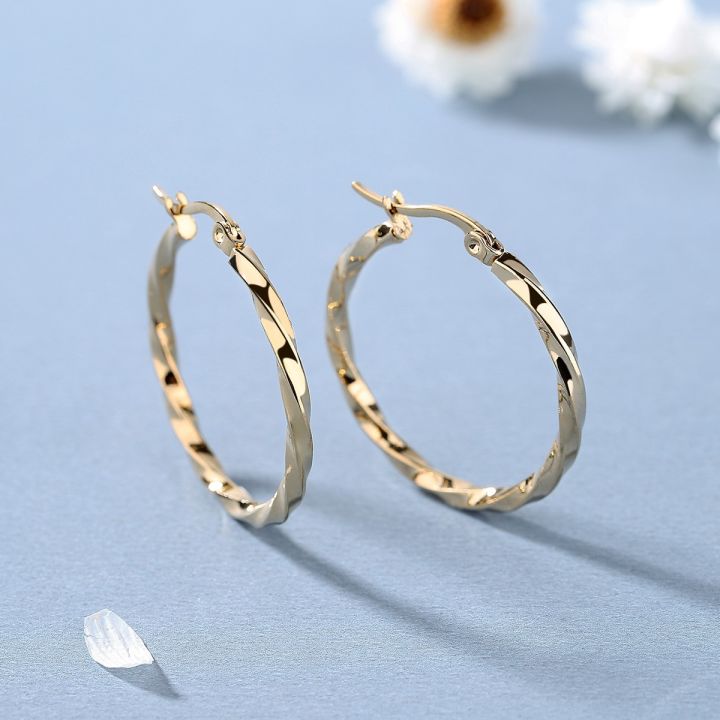 Korean%20version%20of%20large%20knotted%20earrings%20stainless%20steel%20earrings,%20luxury%20style%20earrings%20-%20Image%204