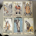 Vintage Tarot Deck 10.3*6cm Spanish Edition 78 Pcs Tarot Cards Based on Rider Waite System Espanol. 