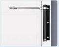 LRVI Single Spring Strength Adjustable Stainless Steel Automatic Closing Door Closer for Home Bedroom Wooden or Metal Door. 