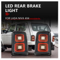 Car LED Rear Lights for Lada Niva 4x4 Led Taillights Stop Brake Reversing Turn Signal Light with Relay for Lada 4X4 Niva 1995 +. 