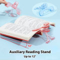 1pcs Book Clip Simple Reading Stand Note Clamp Anti-Flip Folder Fixed Reading Holder Office Study Tool for Desk.