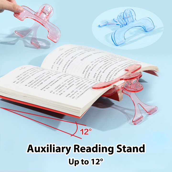 1pcs Book Clip Simple Reading Stand Note Clamp Anti-Flip Folder Fixed Reading Holder Office Study Tool for Desk