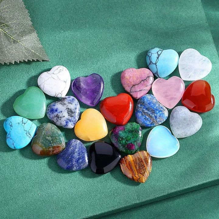 10/20/30PCS%20Heart%20Shape%20LOVE%2020MM%20Natural%20Crystal%20Amethyst%20Agate%20Irregular%20Mineral%20Healing%20Stone%20Gravel%20Specimen%20Home%20Decoration%20-%20Image%207