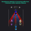 24Ghz Millimeter Motorcycle Blind Spot Detection System Wave Radar 15M Motorcycle BSD Motorcycle Electronics Accessories. 