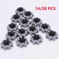 14/28Pcs Golf Spikes Golf Fast-Wist Studs Cleats Golf Shoes Spikes 2.7x1.2CM For FootJoy Quick Torsion Cleat Golf Accessories. 