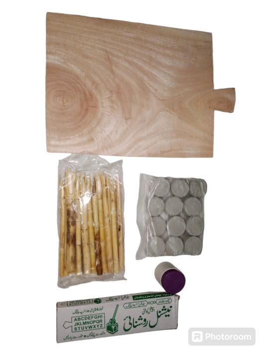 Calligraphy Takhti Wooden Slate (Best For Improving Handwriting) Pack Of All.