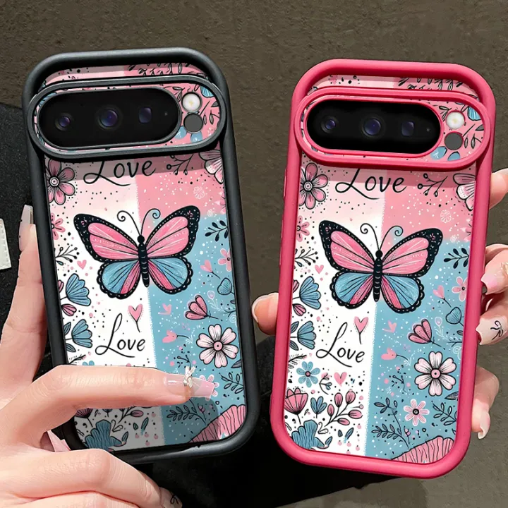 Butterfly%20Flower%20Pattern%20Soft%20Case%20For%20Google%20Pixel%2010%209%207%208%20Pro%209A%208A%207A%20Pixel%209%2010%20Pro%20XL%20Shockproof%20Solid%20Color%20Phone%20Cover%20-%20Image%202