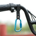 Motorcycle Bicycle Aluminum Alloy Front Mount Handlebar Hook Clip for Secure Bag Helmet Hanging. 