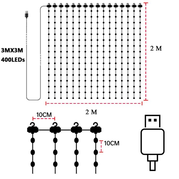 Programmable%20Bluetooth%20Smart%20LED%20Curtain%20String%20Light%20DIY%20Text%20Photo%20Display%20RGB+IC%20String%20Light%20Indoor%20Decoration%20400LED%20-%20Image%206
