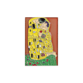 The Kiss Enamel Pins Gustav Klimt Abstract Oil Painting Works Brooches Lapel Badges Elegant Drawing Jewelry  For Art Friends. 