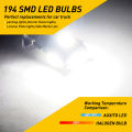 AUXITO 10Pcs T10 LED W5W 194 168 LED Car Side Interior Lights 12V Super Bright Bulb Auto White 6000K Parking Marker Dome Lamps. 