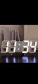 Multi-Functional Modern Design 3D LED Digital Clock. 