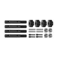 Steel Capra F9 Portal Stub Axle Universal Joint Driveshaft Straight Shaft Overdrive Gear for 1/10 RC Rigs Crawler UTB10 Upgrade.