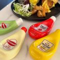 Cute Sauce Dipping Bowls Creative Ketchup Mustard Mayonnaise Wasabi Dipping Dishes Mini Sauce Plates for Sushi Dumplings Snacks.