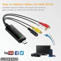 USB 2.0 Video Audio Converter Capture Card Easy Cap Video Audio Converter TV DVD VHS Audio Capture Adapter Card TV Video DVR. 