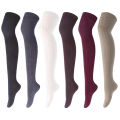Ladies Women Knitted Thigh-High over the Knee Socks Solid Color Winter Long Stockings Women Girls Warm Hosiery Socks Gifts. 