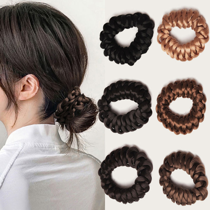 Wig Ponytail Headband Elastic Weaving Braid Hair Loops  Band Hairstyling Fixator Styling Tools Hair Accessories