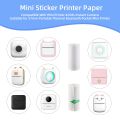 10 Rolls Mini Thermal Printer Sticker Paper,Photo Printer Thermal Paper Rolls Instant Camera Refill Paper, Mini Printer Sticker. 