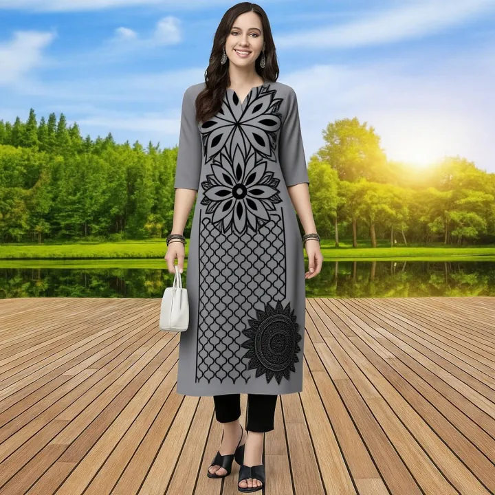 Muslim%20Kurtta%20Women's%20Fashionable%20Comfortable%20Kurt%20Dress%202026%20Straight%20Tube%20Flowers%20Casual%20Ethnic%20Middle%20Eastern%20Arabic%20Dress%20-%20Image%205
