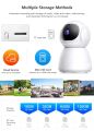 5MP Mini WiFi IP Camera IR Night Vision Security Surveillance Camera with Two Way Audio and AI based Motion Tracking Wifi Camera. 