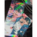 6Pcs/Set Alien Stage Ivan Till Cards Badge Brooch Bookmark Postcard Laser Ticket Acrylic  Keychain Set Anime Accessories Props. 
