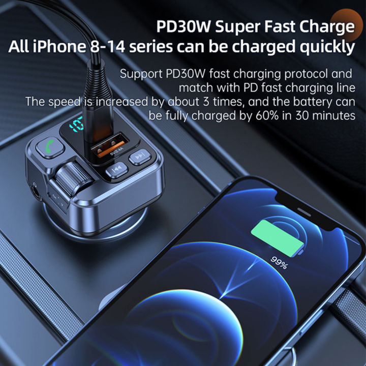 Car%20Bluetooth%20Receiver%20Usb%20U%20Disk%20Read%20Pd20W%20Fast%20Charging%20Digital%20Display%20Car%20Mobile%20Phone%20Adapter%20Fm%20Transmiter%20for%20Cellphones%20-%20Image%205