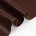 Brown cowhide fine grain whole retro seat, sofa bench renovation, top layer leather fabric, oil wax cowhide leather material. 