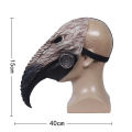Horror Steampunk Plague Doctor Mask Funny Animal Long Nose Bird Beak Latex Masks Scary Full Face Helmet Halloween Party Props. 