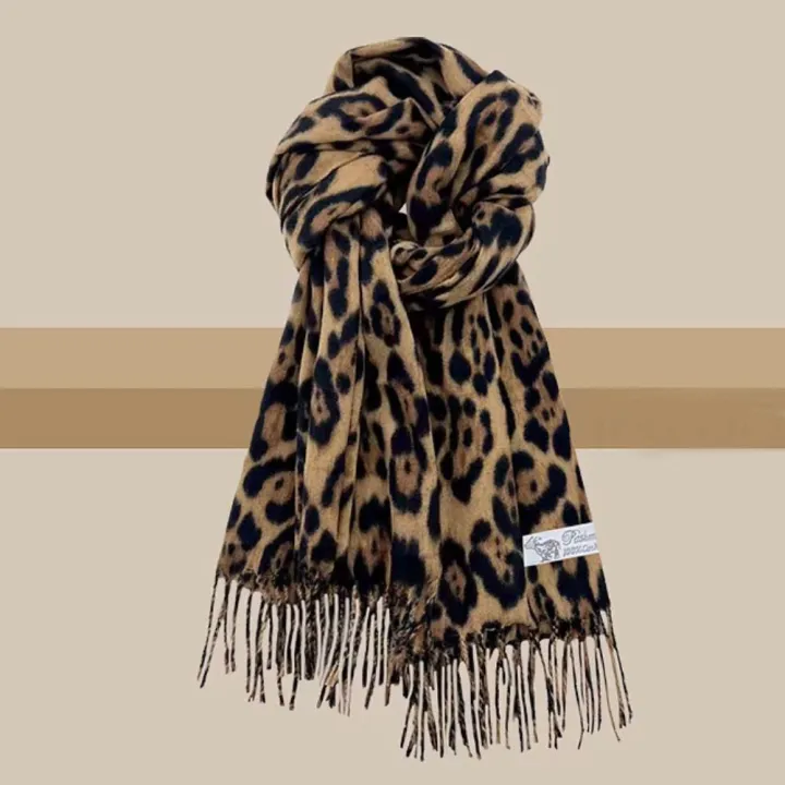 Fashion%20Leopard%20Tassels%20Shawl%20Imitation%20Cashmere%20Thickened%20Foulard%20Pashmina%20Hijabs%20Windproof%20Winter%20Warm%20Scarf%20Neck%20Warmer%20-%20Image%204