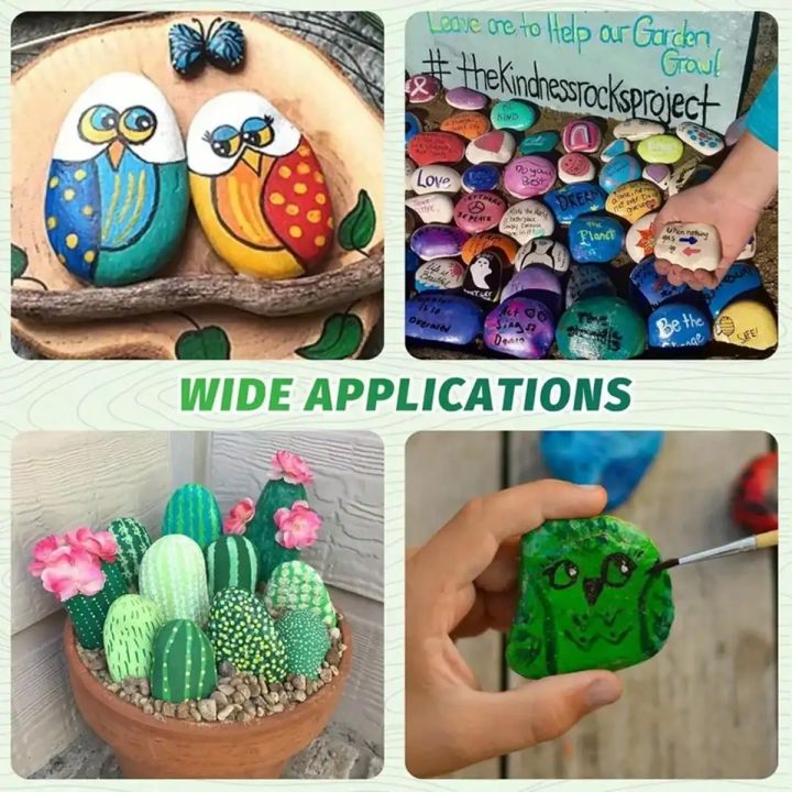 5/10pcs%20Flat%20Painting%20Rocks%20Supplies%20DIY%20Flat%20Stones%20for%20Painting%20Art%20Crafts%20Decoration%20Outdoor%20Garden%20Home%20%20Vase%20Fillers%20-%20Image%205