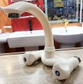 SINK MIXER TAP FOR KITCHEN/ WALL MOUNTED SINK MIXER / HOT AND COLD TAP / ABS PLASTIC/ BRASS SPINDAL / SINK TAP FOR KITCHEN. 