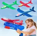 2-in-1 Foam Airplane Launcher Gun.