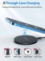 50W Wireless Charger For iPhone 14 15 16 17 Pro Xs Max Mini X Xr Induction Fast Charging Pad For S25 S26 s8 s9 s10 Note.