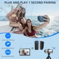K30 Wireless Lavalier Microphone Charging Case Mic Portable Audio Video Recording for iPhone Android Notebook Live Gaming Mic. 