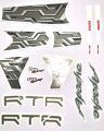 Tvs Apache 180cc ABS Black Bike Full Sticker Kit. 
