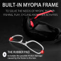 ROCKBROS 5 Lens Sunglasses Outdoor Sports Riding Cycling Glasses Half Frame Wide Eyewear Goggles Unisex Bike Bicycle Sunglasses. 