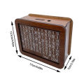 1000/3000/5000/10000 Euro Money Box Wooden Money Box Reusable with Savings Target and Number Box Home Decoration.