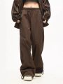 Y2K Pants Women  Vintage Street Distressed Wash  Women Clothing Casual Wide Leg High WaistedWoman Pants. 