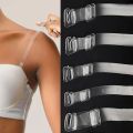 5Pairs Clear Bra Straps Transparent Invisible Detachable Adjustable Shoulder Strap Women Elastic Bra Belt Underwear Accessories. 