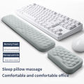 Mousepad Ergonomic Keyboard Mouse Wrist Rest Office Typing Protection Relax Wrist Memory Foam Mouse Pad Computer Laptop Desk Mat. 
