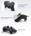 DATA FROG Vibration Joystick Wired USB PC Controller For PC Computer Laptop For WinXP/Win7/Win8/Win10 For Vista Black Gamepad. 